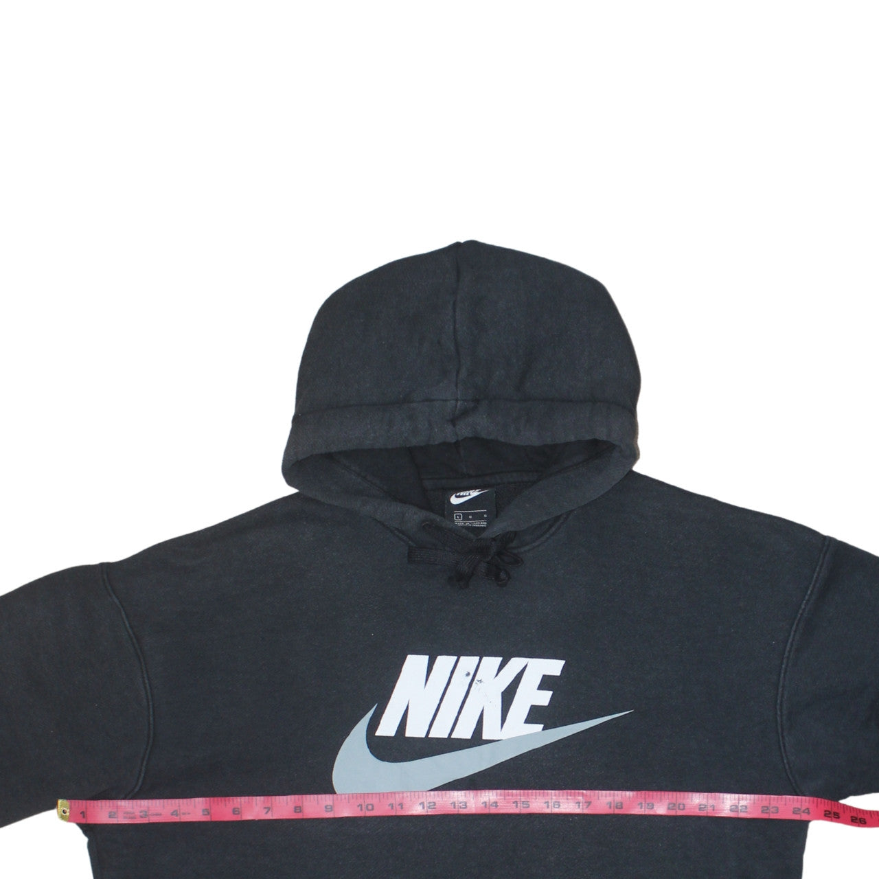 Mens UK Size L Nike Black Pullover Hoodie