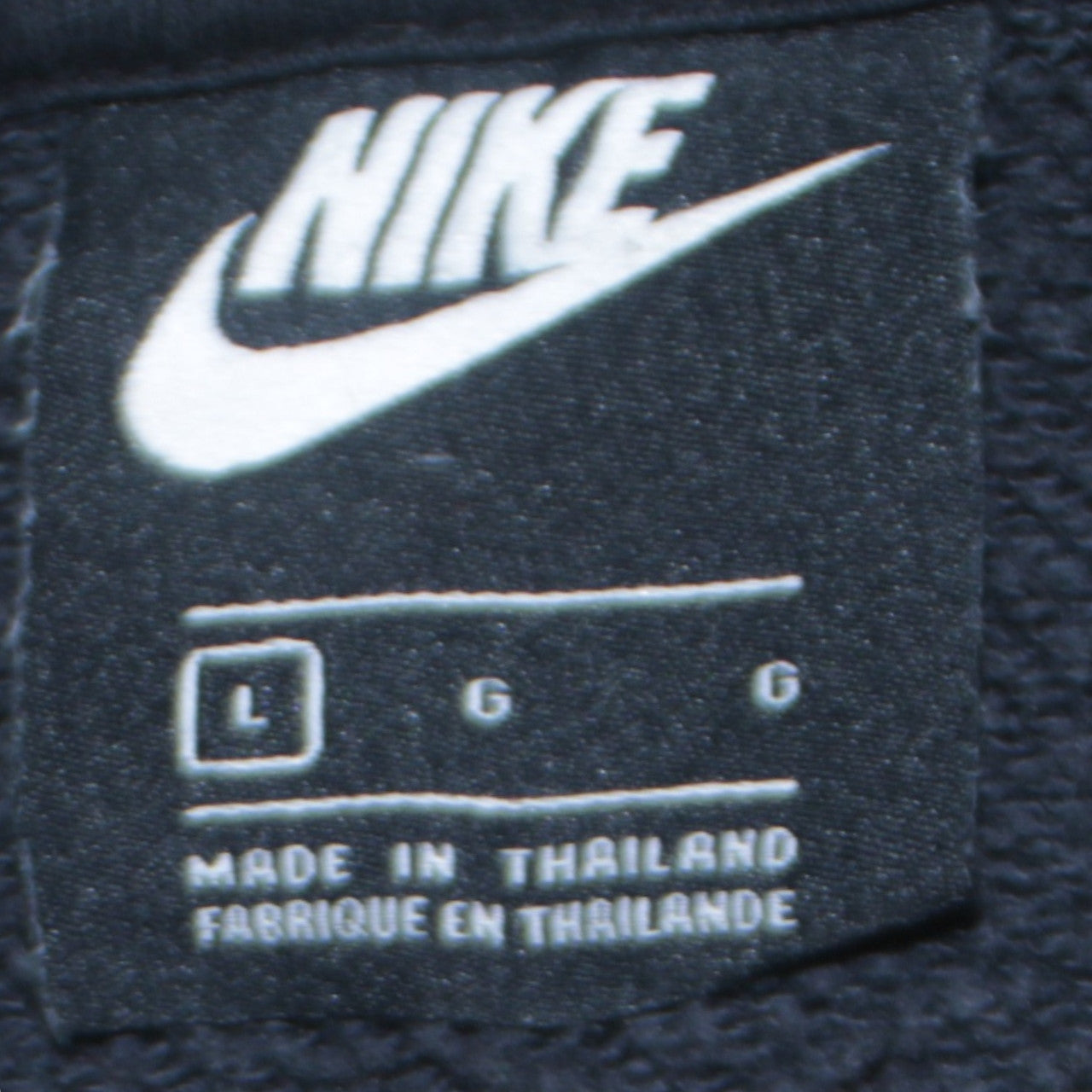 Mens UK Size L Nike Black Pullover Hoodie