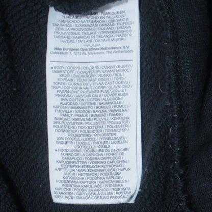 Mens UK Size L Nike Black Pullover Hoodie
