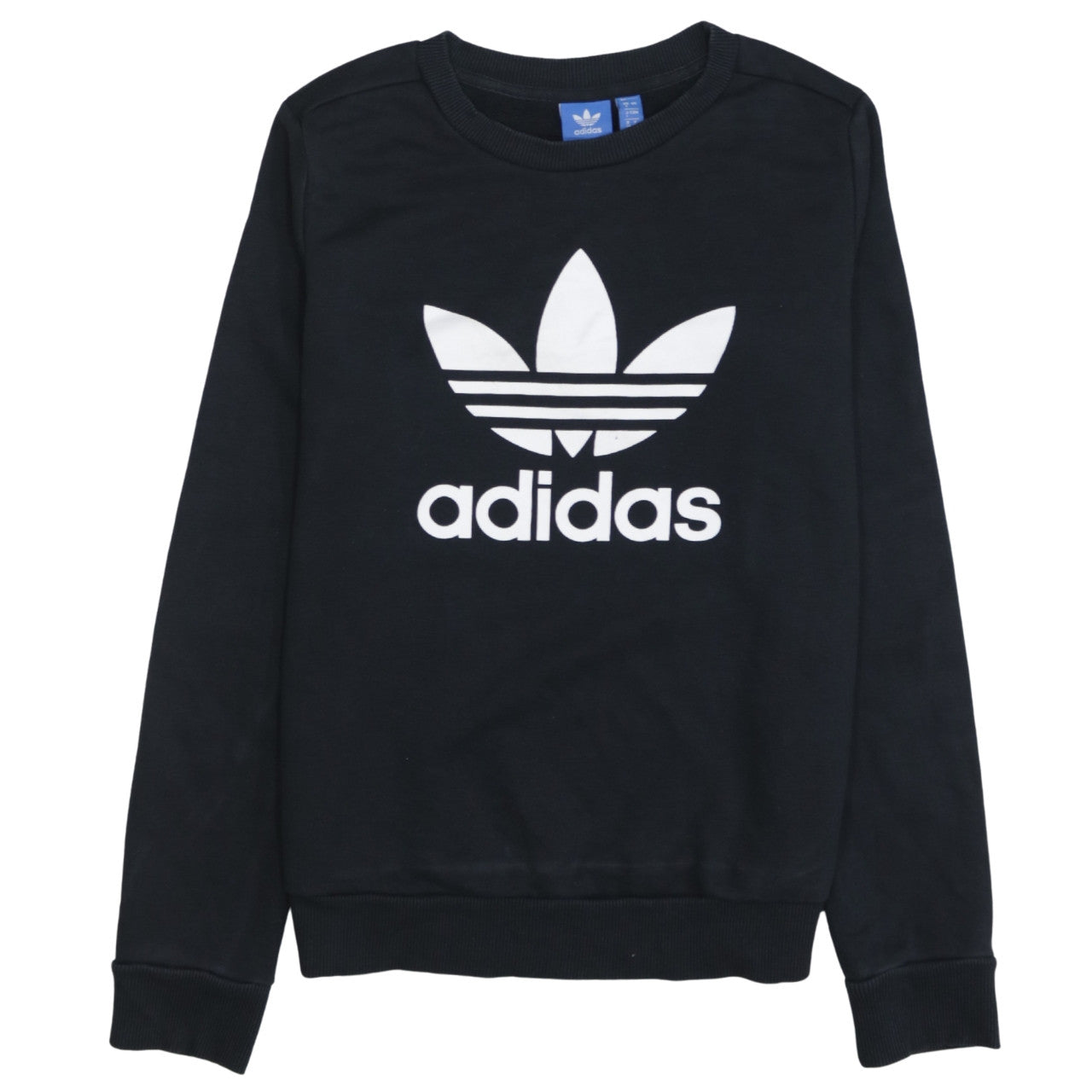 Womens UK Size 8 adidas Black Pullover Sweatshirt