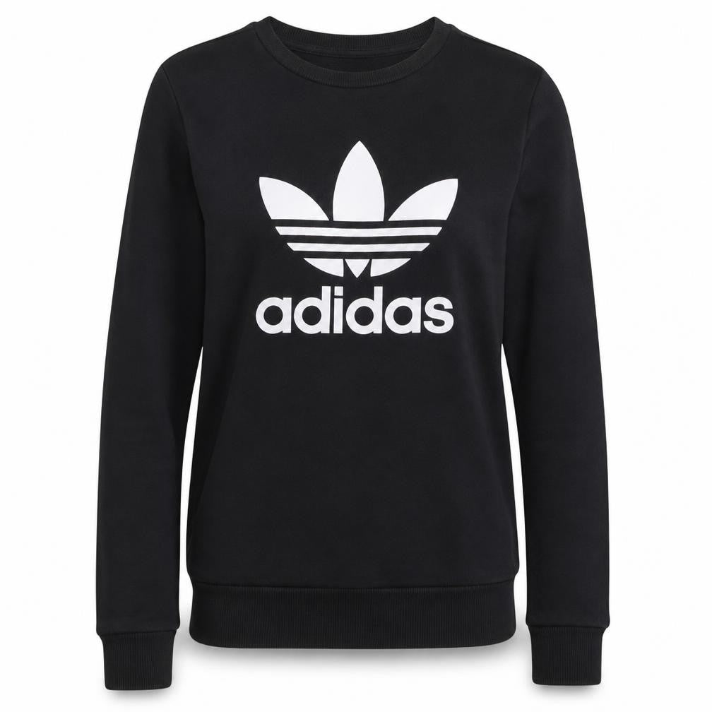 Womens UK Size 8 adidas Black Pullover Sweatshirt