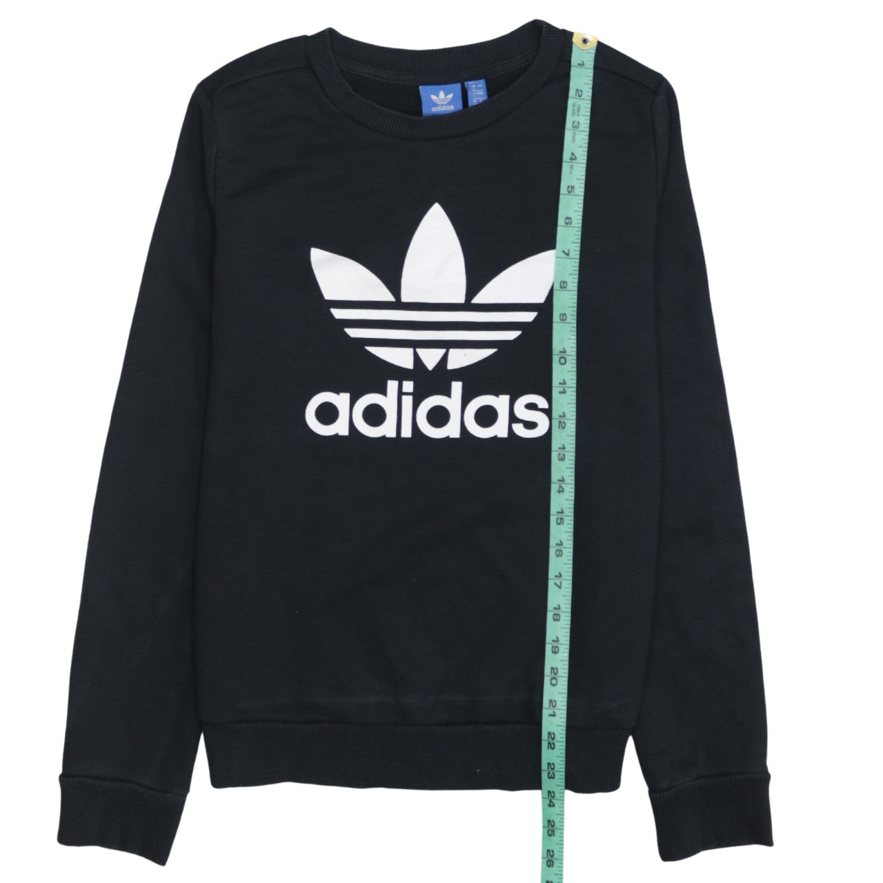 Womens UK Size 8 adidas Black Pullover Sweatshirt