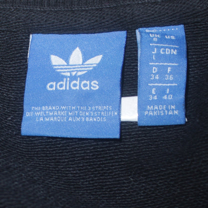Womens UK Size 8 adidas Black Pullover Sweatshirt