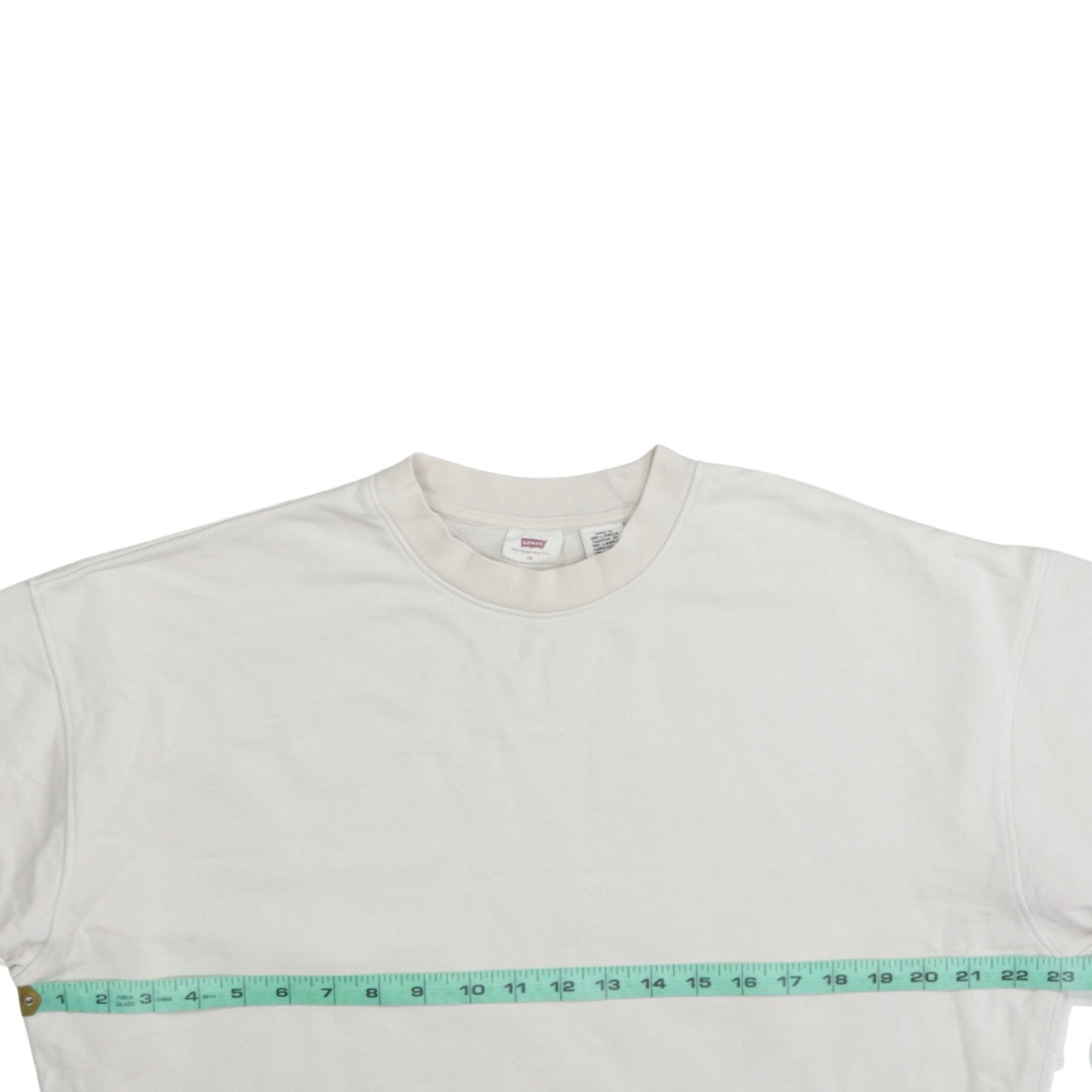 Womens UK Size XS Levi's Ivory Pullover Sweatshirt