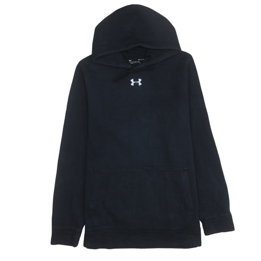 Mens UK Size S Under armour Black Pullover Hoodie