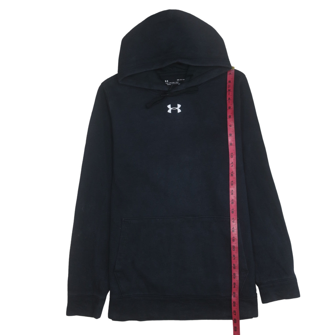 Mens UK Size S Under armour Black Pullover Hoodie