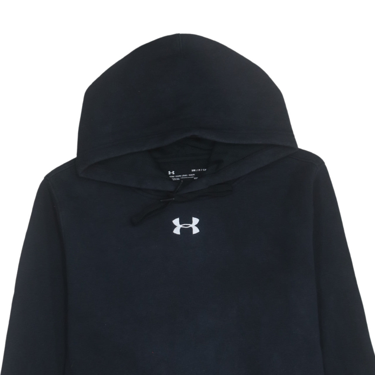 Mens UK Size S Under armour Black Pullover Hoodie