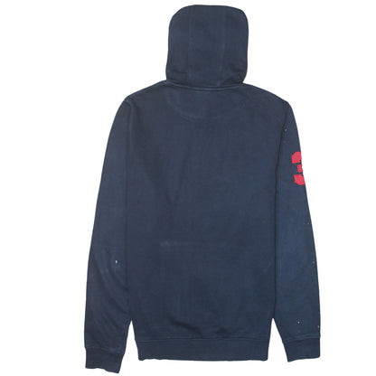 Mens UK Size M U.S. Polo Assn. Blue Pullover Hoodie