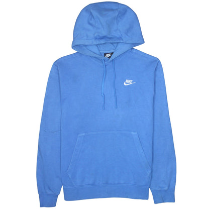 Mens UK Size S Nike Blue Pullover Hoodie