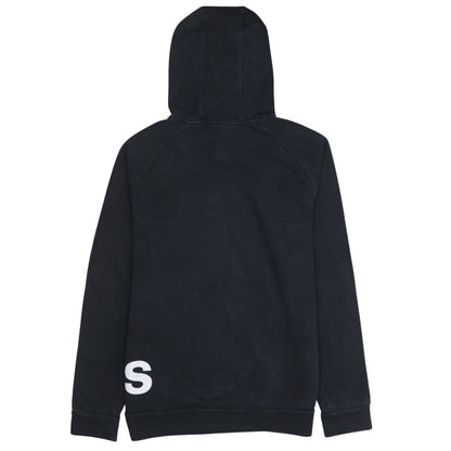 Adidas Boys Black Pullover Hoodie 15-16 Years Fleece Logo Sweatshirt