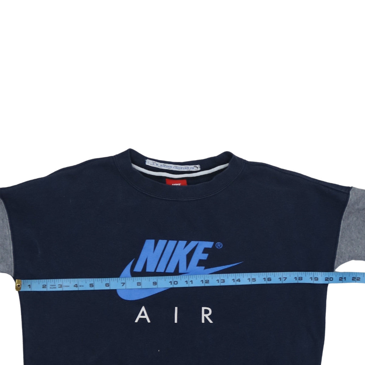 Nike Boys Blue XL Pullover Sweatshirt Crew Neck Logo Graphic Print