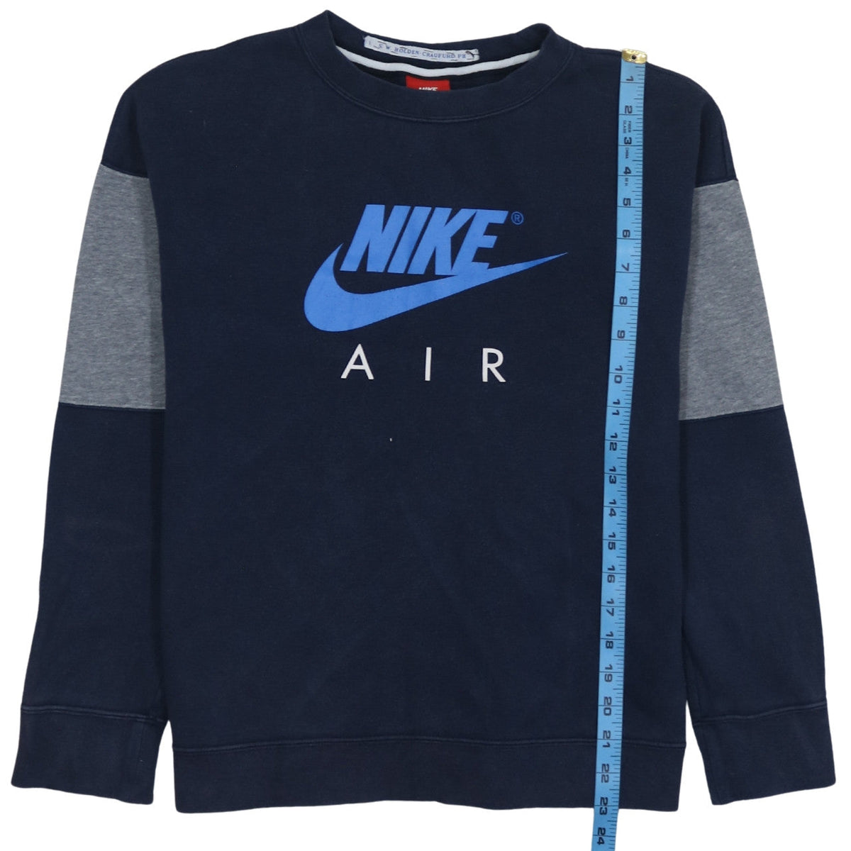 Nike Boys Blue XL Pullover Sweatshirt Crew Neck Logo Graphic Print