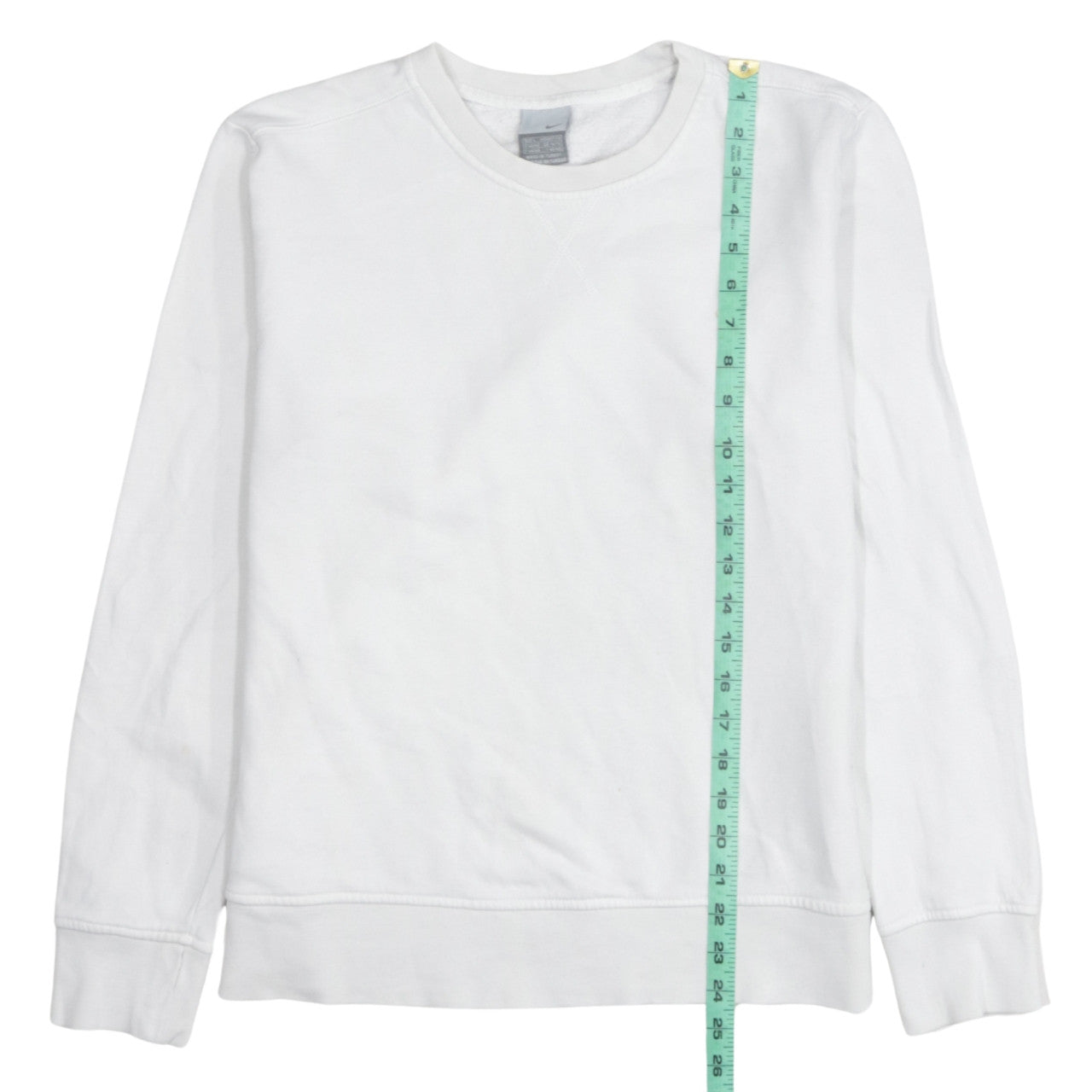 Womens UK Size L Nike White Pullover Sweatshirt