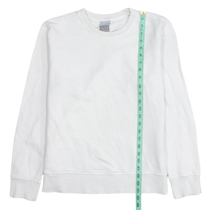 Womens UK Size L Nike White Pullover Sweatshirt