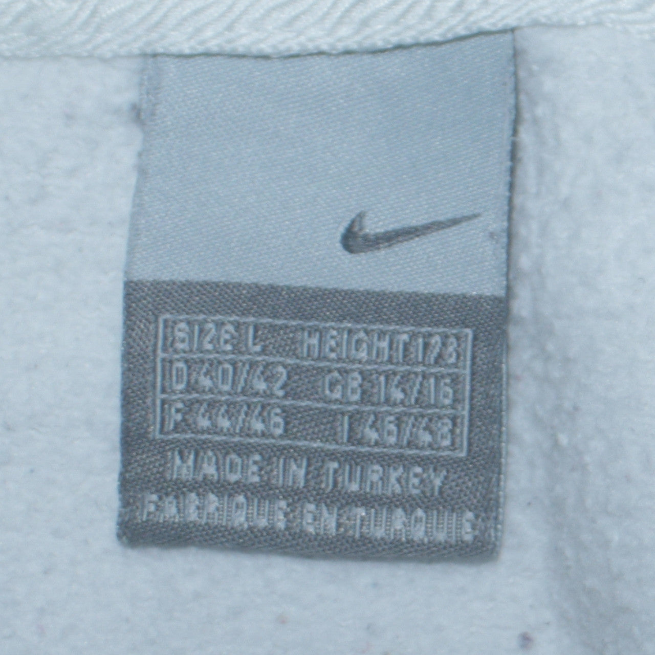 Womens UK Size L Nike White Pullover Sweatshirt