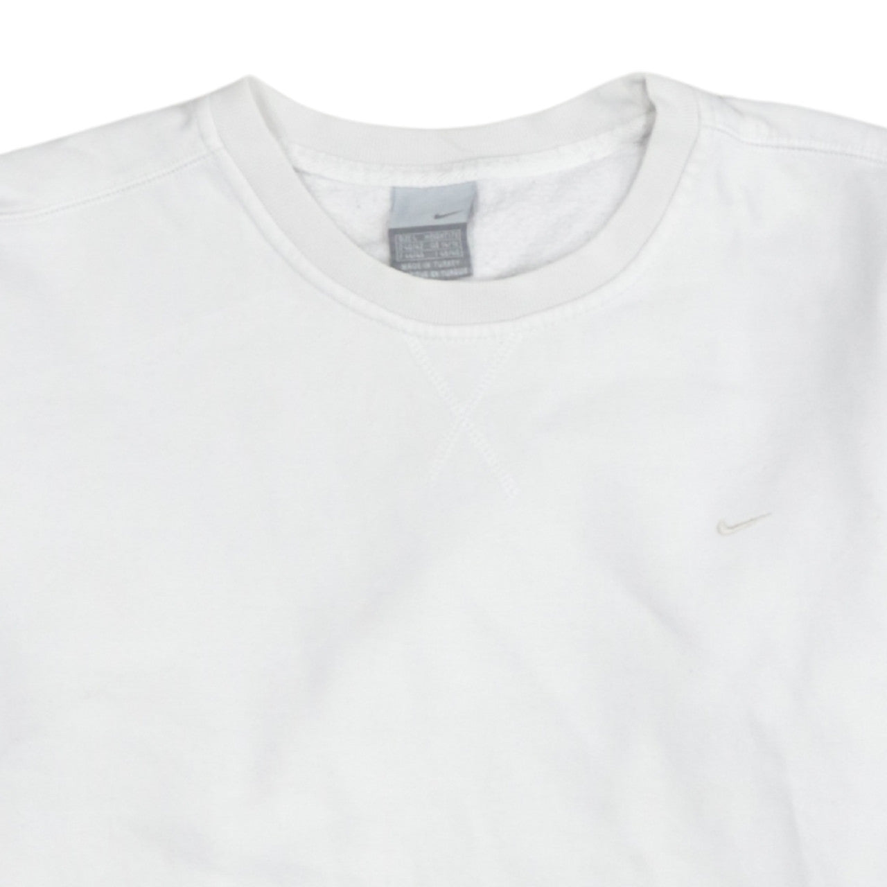 Womens UK Size L Nike White Pullover Sweatshirt