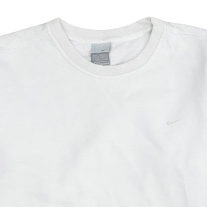 Womens UK Size L Nike White Pullover Sweatshirt