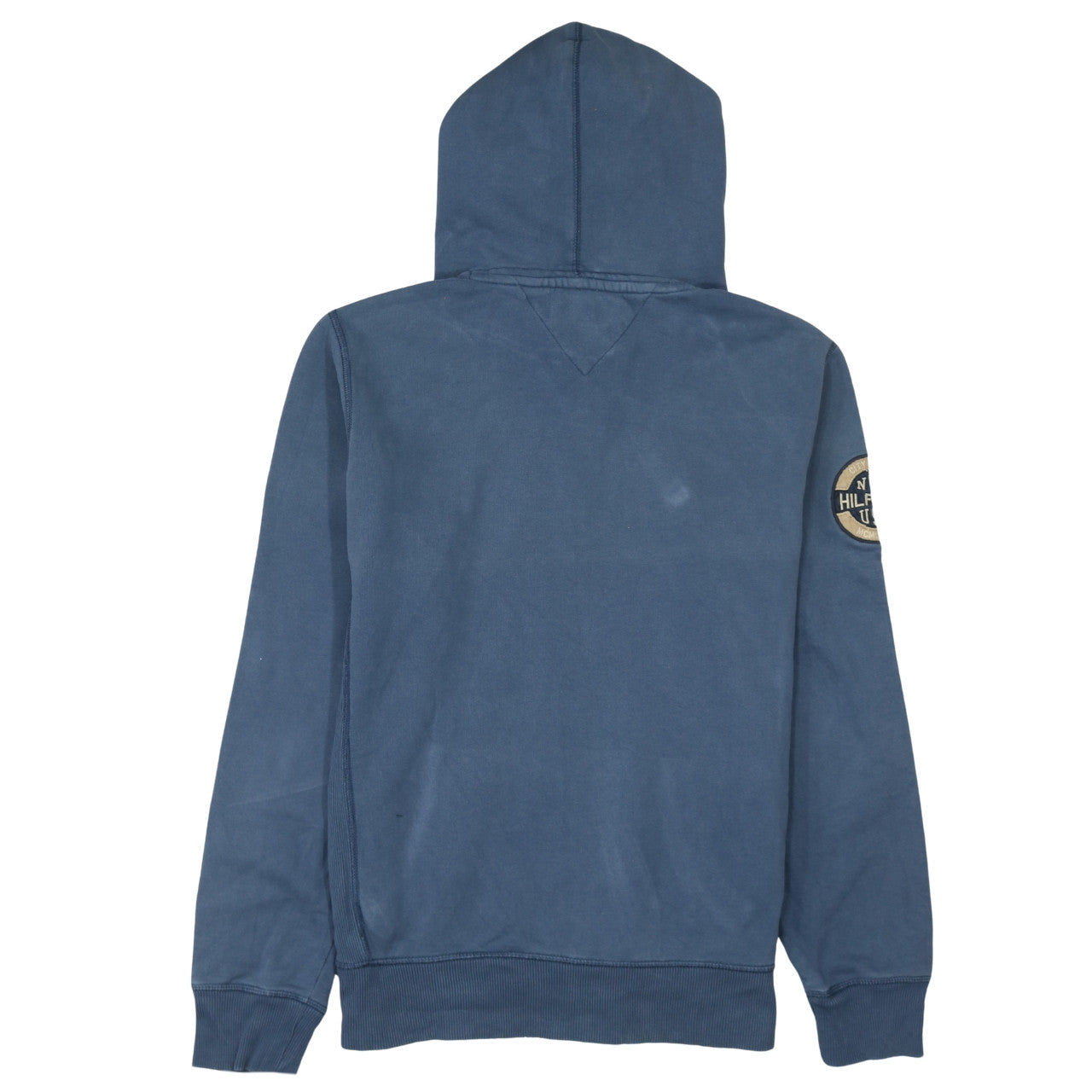 Mens UK Size L Tommy Hilfiger Blue Pullover Hoodie