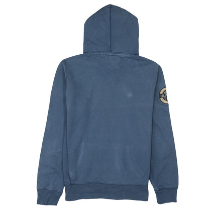 Mens UK Size L Tommy Hilfiger Blue Pullover Hoodie