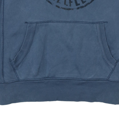 Mens UK Size L Tommy Hilfiger Blue Pullover Hoodie