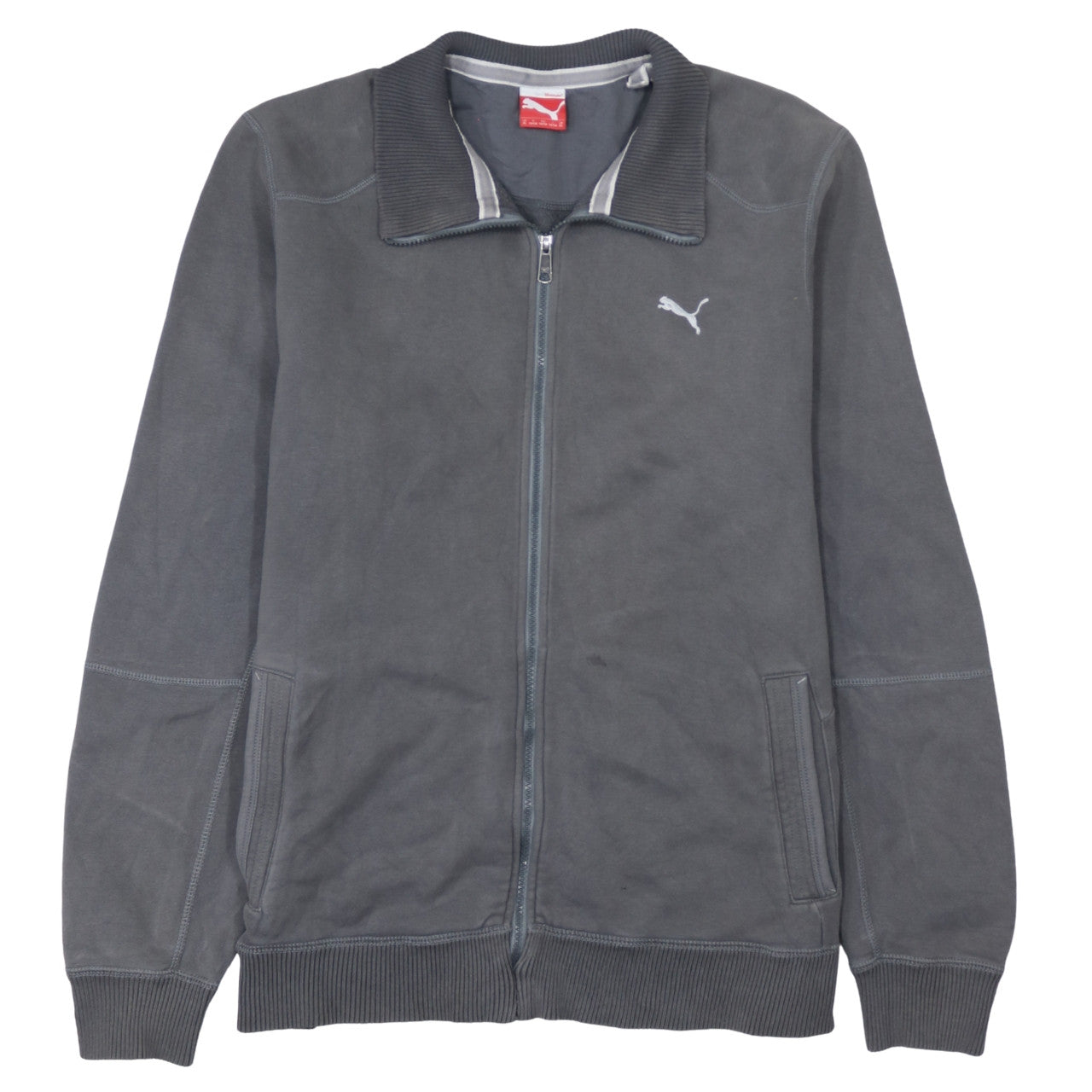 Mens UK Size XL PUMA Grey Gym & Training Running & Jogging Walking Jacket