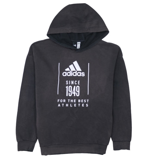 Mens UK Size M adidas Black Pullover Hoodie