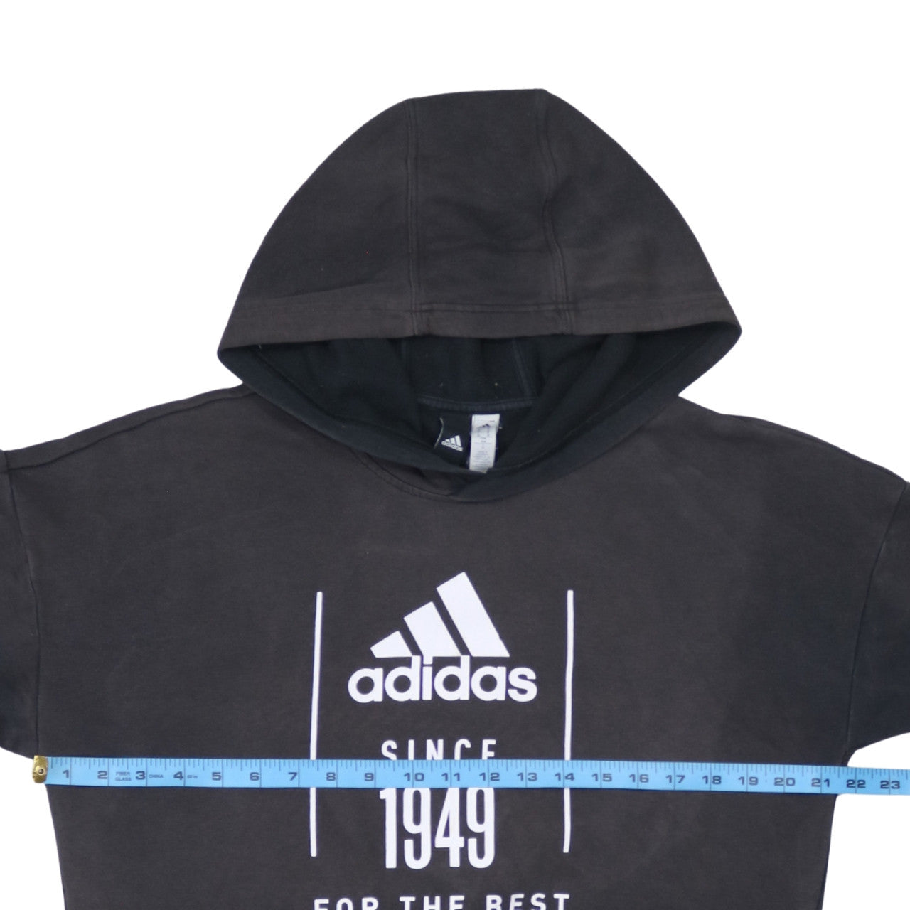 Mens UK Size M adidas Black Pullover Hoodie