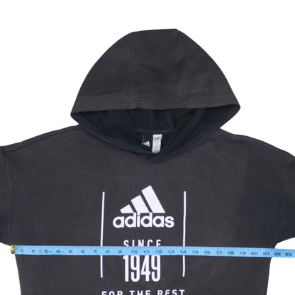 Mens UK Size M adidas Black Pullover Hoodie