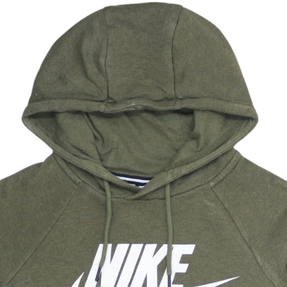 Mens UK Size XS Nike Green Pullover Hoodie