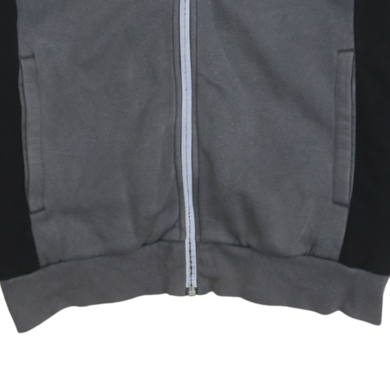 Mens UK Size M adidas Grey Full Zip Hoodie