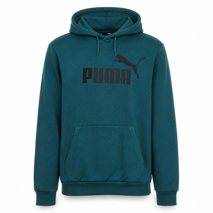 Mens UK Size M PUMA Green Pullover Hoodie