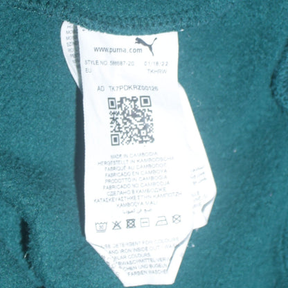 Mens UK Size M PUMA Green Pullover Hoodie