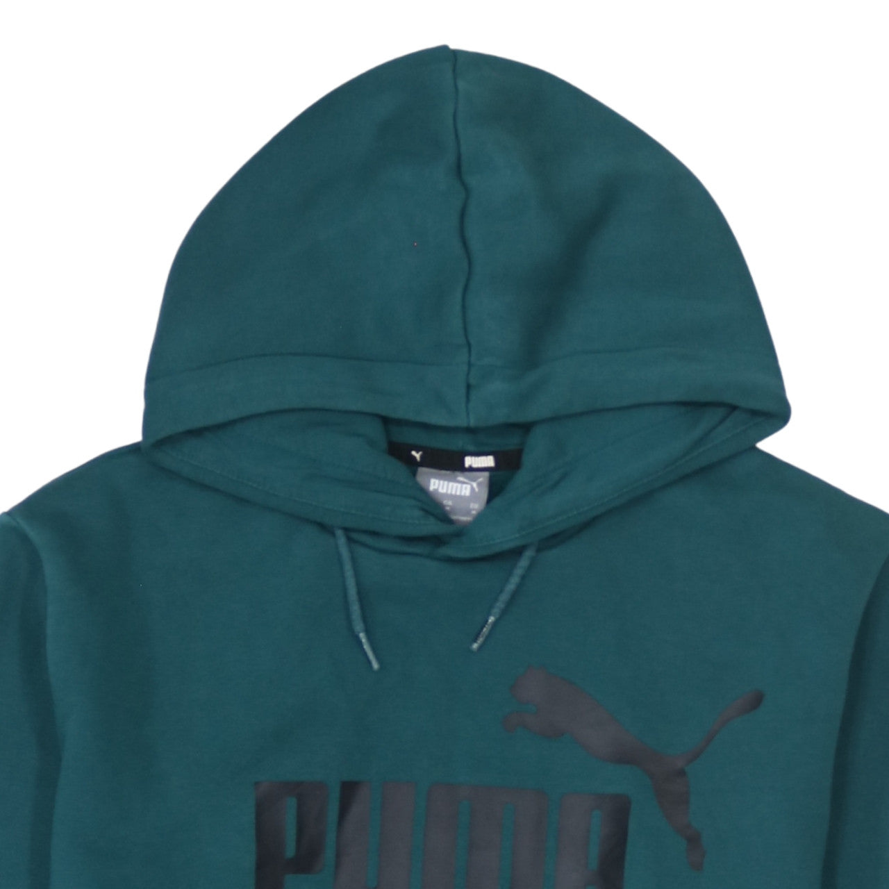 Mens UK Size M PUMA Green Pullover Hoodie