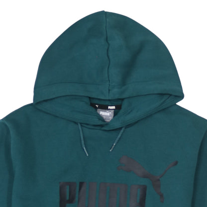 Mens UK Size M PUMA Green Pullover Hoodie