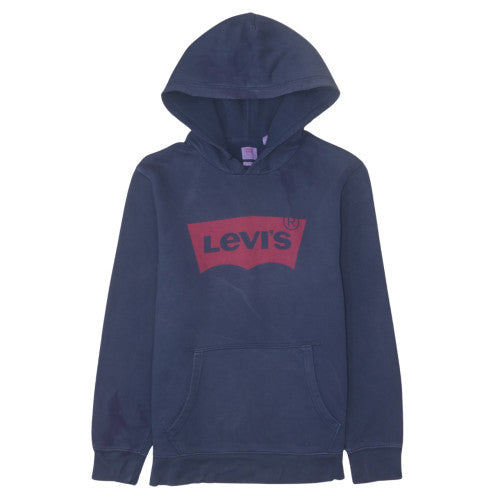 Mens UK Size S Levi's Blue Pullover Hoodie