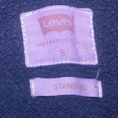 Mens UK Size S Levi's Blue Pullover Hoodie