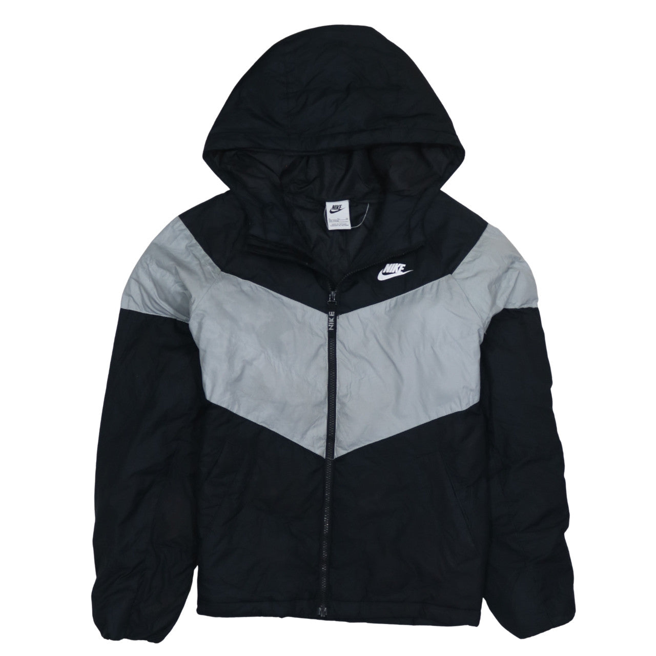 Boys UK Size XL Nike Black Windbreaker Coat