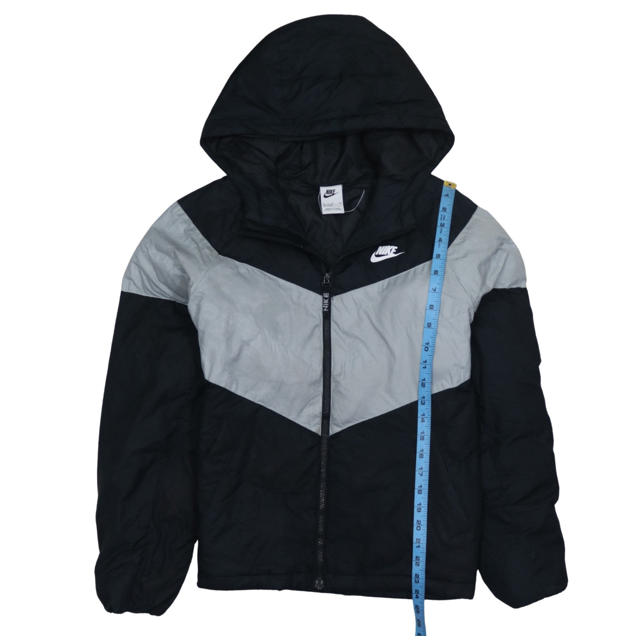 Boys UK Size XL Nike Black Windbreaker Coat