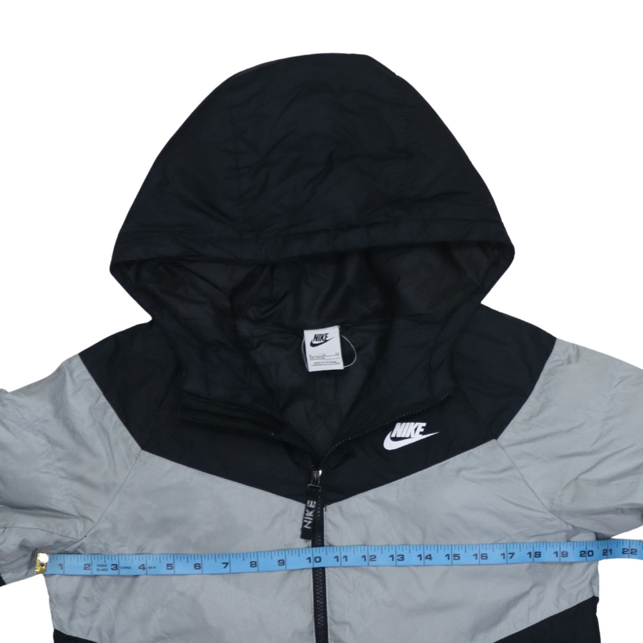 Boys UK Size XL Nike Black Windbreaker Coat
