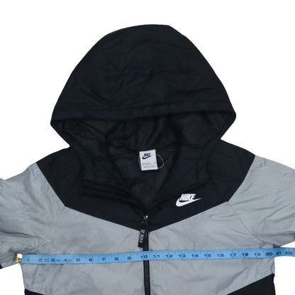 Boys UK Size XL Nike Black Windbreaker Coat
