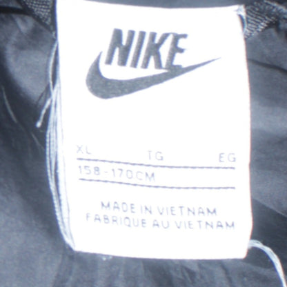 Boys UK Size XL Nike Black Windbreaker Coat