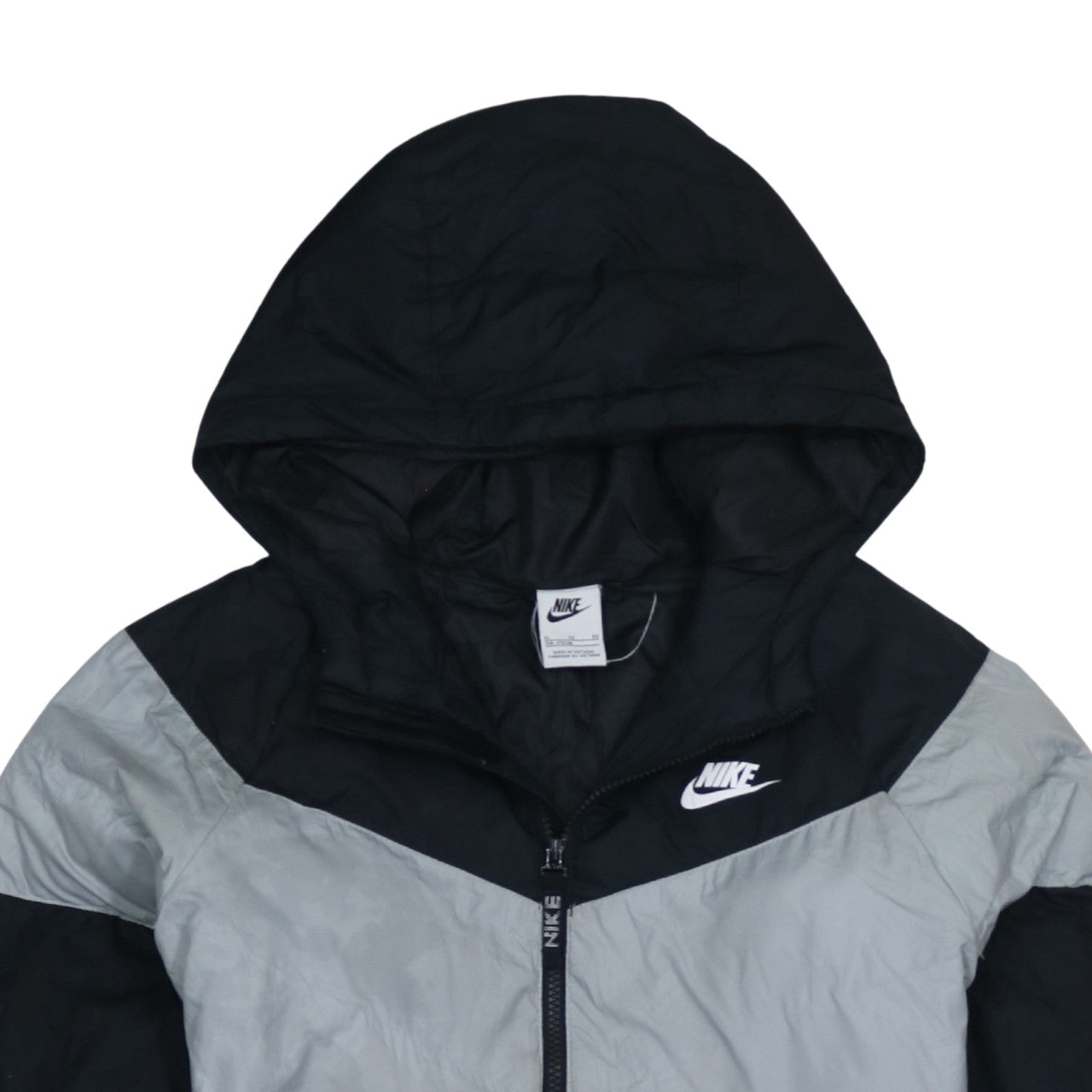 Boys UK Size XL Nike Black Windbreaker Coat