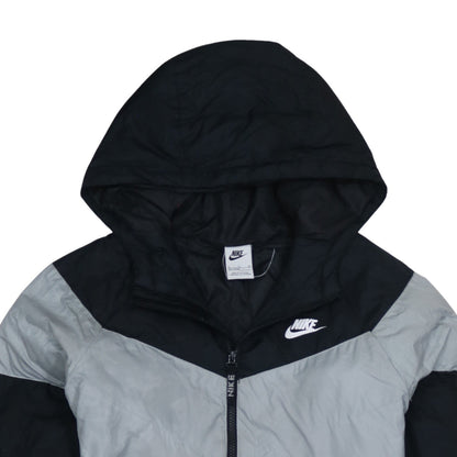 Boys UK Size XL Nike Black Windbreaker Coat