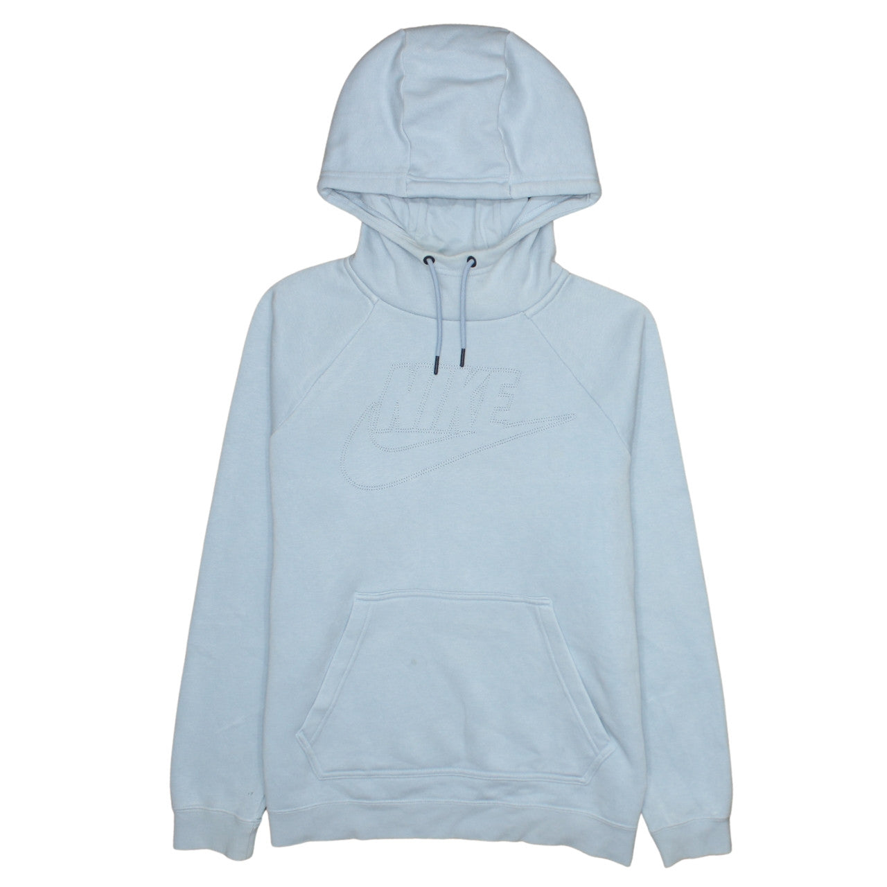 Womens UK Size M Nike Blue Pullover Hoodie