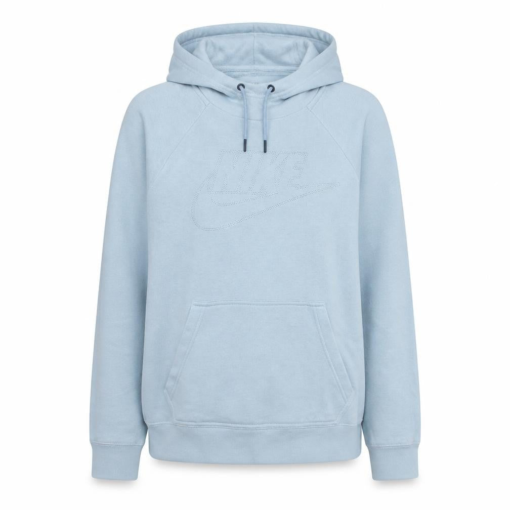 Womens UK Size M Nike Blue Pullover Hoodie