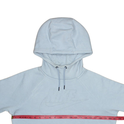 Womens UK Size M Nike Blue Pullover Hoodie