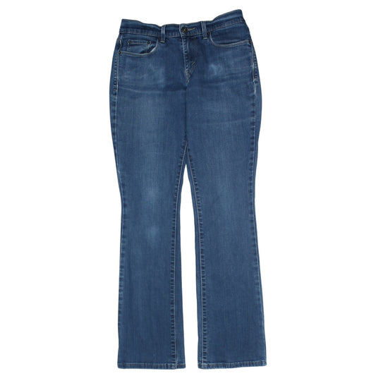 Womens UK Size 4 Levi's Regular Fit Bootcut Blue Jeans