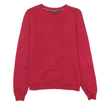 Mens UK Size XS Tommy Hilfiger Red Pullover Sweatshirt