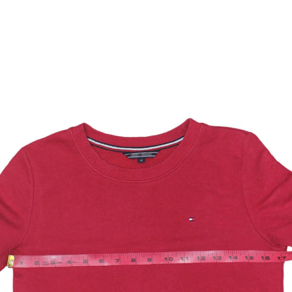 Mens UK Size XS Tommy Hilfiger Red Pullover Sweatshirt