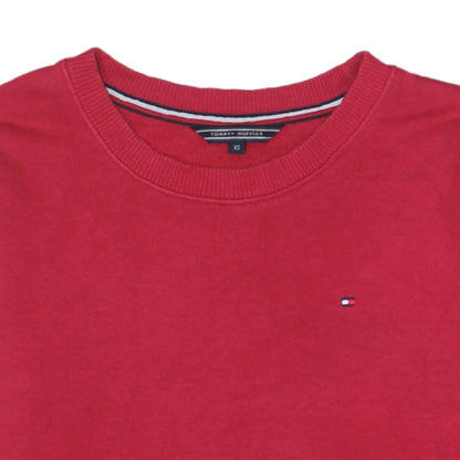 Mens UK Size XS Tommy Hilfiger Red Pullover Sweatshirt